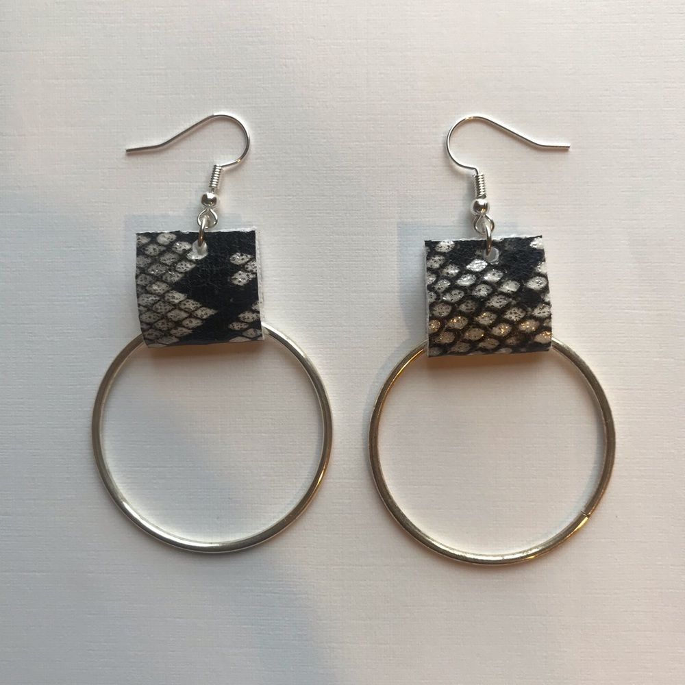 Snakeskin Hoops